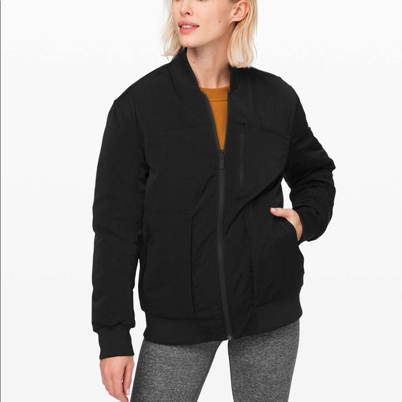 Lululemon roam far wool bomber jacket size 6 - Picture 5 of 5